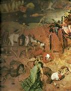 Pieter Bruegel detalj fran dodens triumf.omkr France oil painting artist